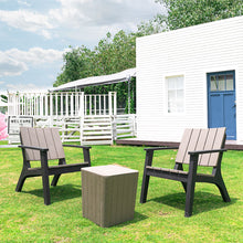 Load image into Gallery viewer, Set of 3 Garden Plastic Patio Furniture Set