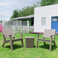 Load image into Gallery viewer, Set of 3 Garden Plastic Patio Furniture Set