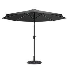 Load image into Gallery viewer, Large Solar Powered LED Patio Umbrella for Outdoor Garden Patio with Base, LG0931LG0454