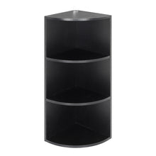 Load image into Gallery viewer, Corner Shelf Organizer Display Storage Rack Free Standing MDF Bookshelf