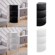 Load image into Gallery viewer, Corner Shelf Organizer Display Storage Rack Free Standing MDF Bookshelf