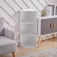 Load image into Gallery viewer, Corner Shelf Organizer Display Storage Rack Free Standing MDF Bookshelf