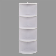 Load image into Gallery viewer, Corner Shelf Organizer Display Storage Rack Free Standing MDF Bookshelf