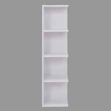 Load image into Gallery viewer, 3 Tier Wooden Corner Shelf Stand Bookcase Bookshelf Cabinet Plants Stand White