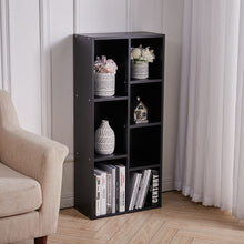 Load image into Gallery viewer, 7 Cube Bookcase Shelving Unit Storage Display Cabinet Book Shelf Cupboard