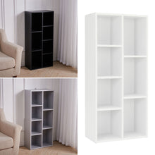 Load image into Gallery viewer, 7 Cube Bookcase Shelving Unit Storage Display Cabinet Book Shelf Cupboard