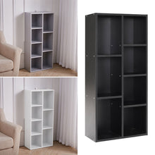 Load image into Gallery viewer, 7 Cube Bookcase Shelving Unit Storage Display Cabinet Book Shelf Cupboard