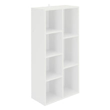 Load image into Gallery viewer, 7 Cube Bookcase Shelving Unit Storage Display Cabinet Book Shelf Cupboard