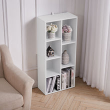 Load image into Gallery viewer, 7 Cube Bookcase Shelving Unit Storage Display Cabinet Book Shelf Cupboard