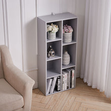 Load image into Gallery viewer, 7 Cube Bookcase Shelving Unit Storage Display Cabinet Book Shelf Cupboard