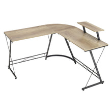 Load image into Gallery viewer, L-shaped Computer Desk PC Home Office Study Gaming Working Table,Maple Wood