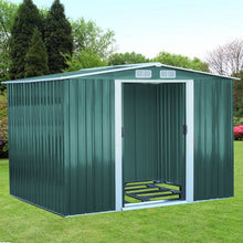 Load image into Gallery viewer, Garden Steel Shed with Gabled Rooftop
