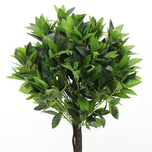 Load image into Gallery viewer, Large Artificial Potted Topiary Laurel Tree