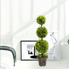 Load image into Gallery viewer, 120CM Artificial Potted Topiary Trees Garden Yard Ornament with Pot