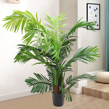 Load image into Gallery viewer, Set of 2 Artificial Palm Tree Hallway Potted Topiary Plant