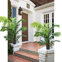 Load image into Gallery viewer, Set of 2 Artificial Palm Tree Hallway Potted Topiary Plant