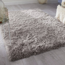 Load image into Gallery viewer, Super Soft Shaggy Rug - Grey, Pink, Duck egg blue