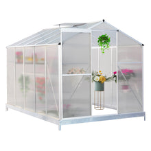 Load image into Gallery viewer, White Framed Garden Hobby Greenhouse with Vent