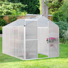 Load image into Gallery viewer, White Framed Garden Hobby Greenhouse with Vent