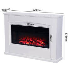 Load image into Gallery viewer, 34" Built-In Electric Fireplace 900W/1800W Heating