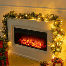 Load image into Gallery viewer, 270cm Spruce Artificial Greenery Christmas Garland with 50 LED Warm White Lights, PM0408