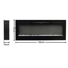Load image into Gallery viewer, Recessed/ Wall Mounted Electric Fireplace-3 Size option
