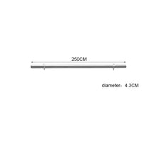 Load image into Gallery viewer, Round Brushed Stainless Steel Bannister Rail Balustrade Stair Handrail