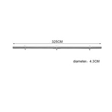 Load image into Gallery viewer, Round Brushed Stainless Steel Bannister Rail Balustrade Stair Handrail