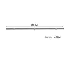 Load image into Gallery viewer, Round Brushed Stainless Steel Bannister Rail Balustrade Stair Handrail