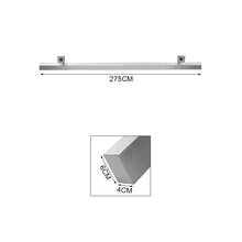 Load image into Gallery viewer, Square Brushed Stainless Steel Bannister Rail Balustrade Stair Handrail