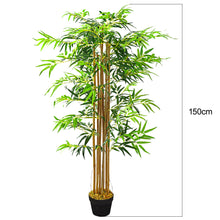 Load image into Gallery viewer, 150CM Artificial Bamboo Tree Indoor Outdoor Potted Plant Garden