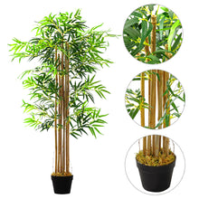 Load image into Gallery viewer, 150CM Artificial Bamboo Tree Indoor Outdoor Potted Plant Garden