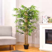 Load image into Gallery viewer, 150CM Artificial Bamboo Tree Indoor Outdoor Potted Plant Garden