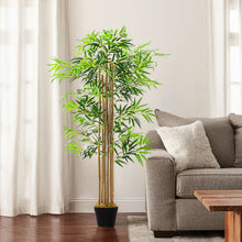 Load image into Gallery viewer, 150CM Artificial Bamboo Tree Indoor Outdoor Potted Plant Garden