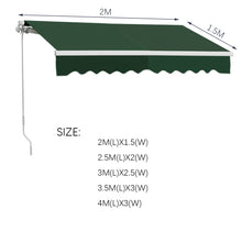 Load image into Gallery viewer, Outdoor Retractable Patio Awning for Window and Door, PM0580