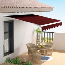 Load image into Gallery viewer, Outdoor Retractable DIY Manual Patio Awning Canopy Garden Shade Shelter