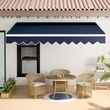 Load image into Gallery viewer, Outdoor Retractable DIY Manual Patio Awning Canopy Garden Shade Shelter