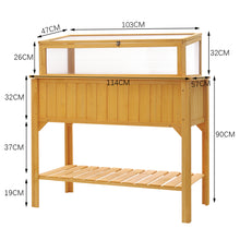 Load image into Gallery viewer, 2 Tiers Planter Grow Box for Vegetables and Flowers, PM0606