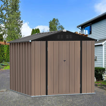 Load image into Gallery viewer, Metal Garden Shed Garden Storage