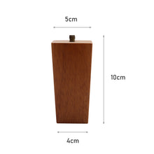 Load image into Gallery viewer, Set of 4 Wooden Oak Furniture Square Legs Feet, Sand Oak