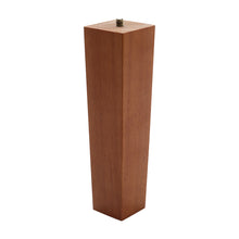 Load image into Gallery viewer, Set of 4 Wooden Oak Furniture Square Legs Feet, Sand Oak