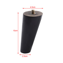 Load image into Gallery viewer, Set of 4 Wooden Oak Furniture Round Legs Feet