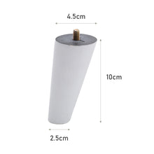 Load image into Gallery viewer, Set of 4 Wooden Oak Furniture Round Legs Feet