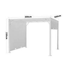 Load image into Gallery viewer, Outdoor Retractable Steel Pergola with Canopy, PM0742PM0743