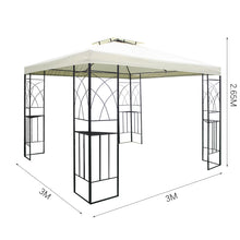 Load image into Gallery viewer, European Square Outdoor Steel Gazebo with Canopy, PM0746