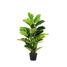 Load image into Gallery viewer, Artificial Rubber Tree Potted Plants Faux Ficus Tree for Indoor Decor