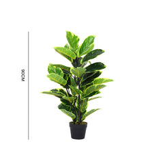 Load image into Gallery viewer, Artificial Rubber Tree Potted Plants Faux Ficus Tree for Indoor Decor