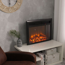 Load image into Gallery viewer, 26 Inch LED Brick Frame Inset Wall Electric Fireplace With Remote Control