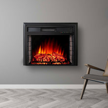 Load image into Gallery viewer, 26 Inch LED Brick Frame Inset Wall Electric Fireplace With Remote Control