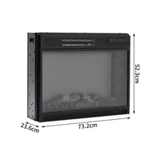 Load image into Gallery viewer, 26/28 inch Electric Insert Heater Fireplace 3 Flame Colours with Remote Control